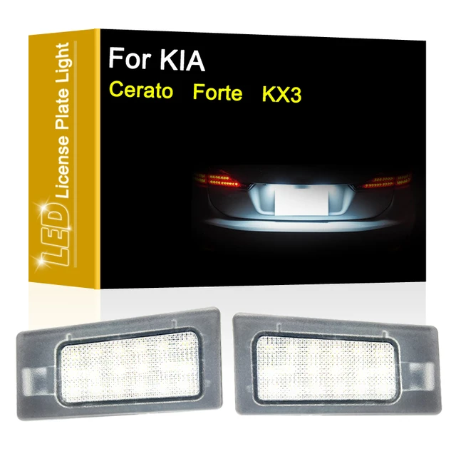 12V LED Number Plate Lamp For Kia Cerato 2013-2018 Forte 2012-18