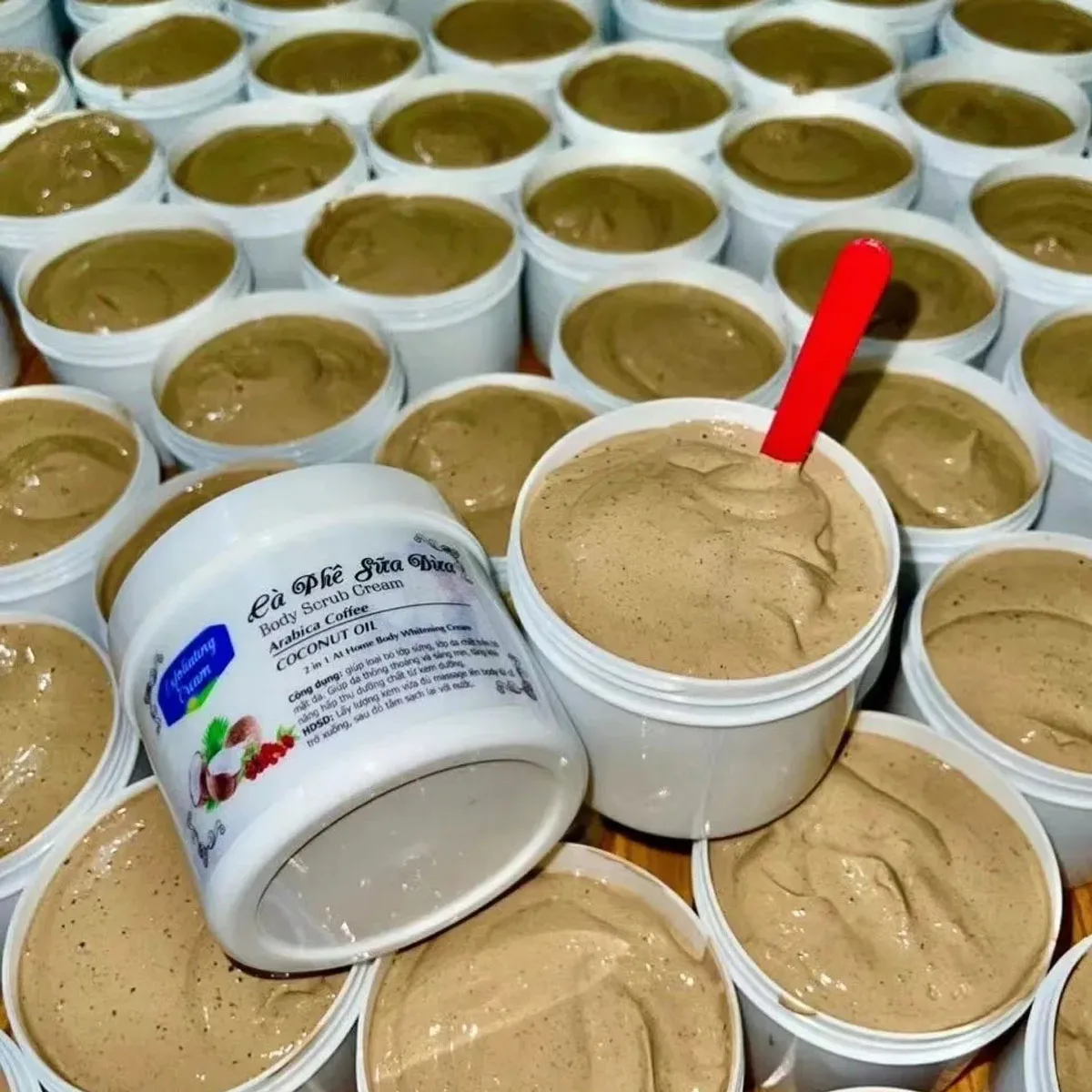 Ty TBào Cht, Trng Da, Tay te bao chet trang da ca phe sua dua 500g, 2 en 1 à la maison corps blanchissant hydratant peau propre 1 Ty TBào Cht, Trng Da, Tay te bao chet trang da ca phe sua dua 500g, 2 en 1 à la maison corps blanchissant hydratant peau propre 1