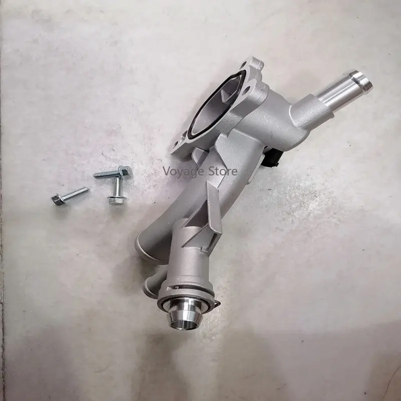 Fit for Chevrolet Thermostat Housing Aluminum Water Pass 25193922 55565334 thermostat housing cover