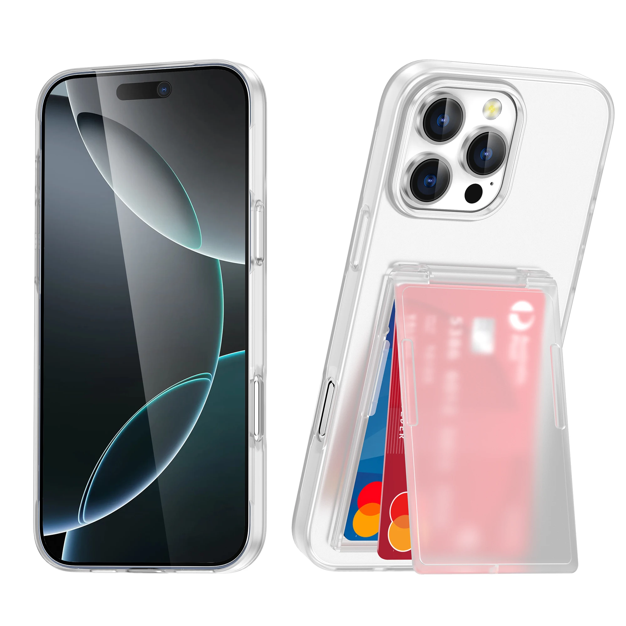 Luxury Fold Mobile Card Slot Phone Case with Bracket and Shockproof Cover