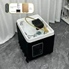 Head Spa Shampoo Chair Hair Salon Hair Washing Station Chair Move Therapy Lettino Massaggio Furnitur 4
