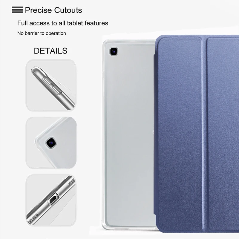 Case For Samsung Galaxy Tab A 8.0" Cover Flip Tablet Case Leather Smart Magnetic Stand Shell PC Back Cover SM-T290 SM-T295
