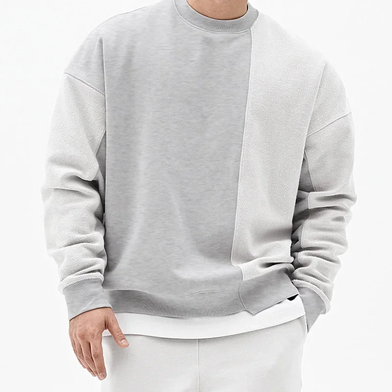 Men's Fashion HIP HOP Gym O Neck Sports Long Sleeve Hoodies Fitness Sweatshirt Casual Loose Sweatshirts Male Training Pullover