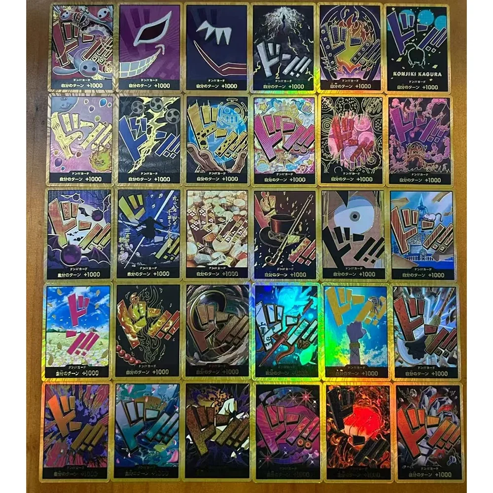 30Pcs/set One Piece TCG GOLD DON!! Collection Card The Best PRB-01