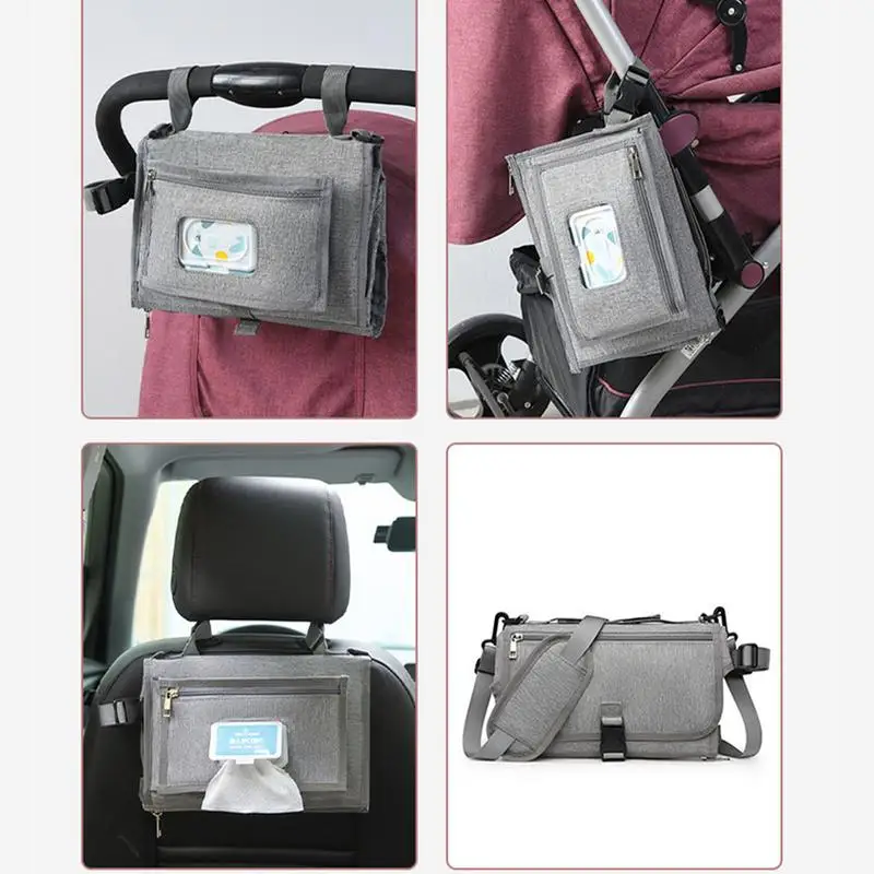 Portable Diaper Changing Pad Detachable Diaper Changing Station Detachable Easy To Clean Wear Resistant Bag Pad