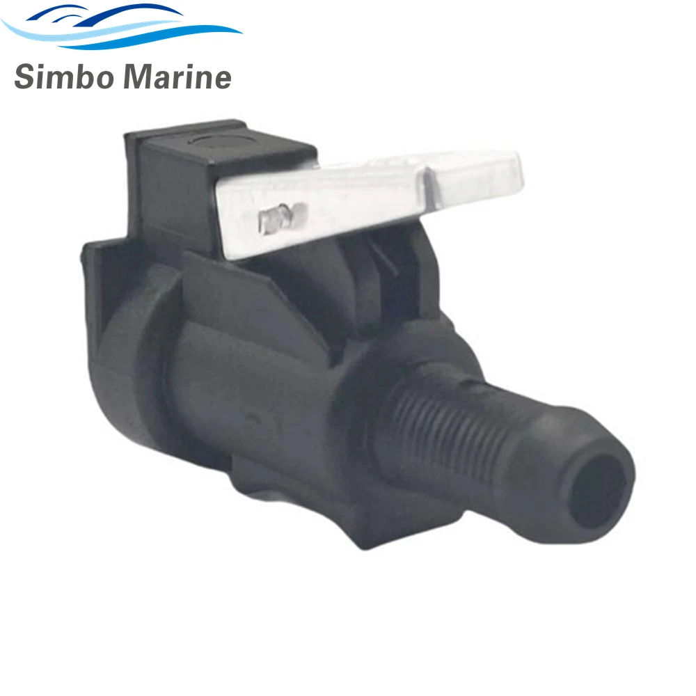 3/8 Fuel Line Connector 176445 for OMC Johnson Evinrude Outboards Engine Fuel Hose 775641 Replaces Sierra 18-8092 fuel line connector