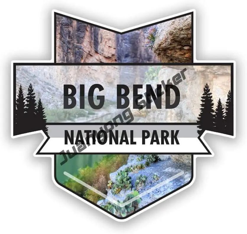 Adesivi Creativi Us National Geopark Big Bend National Grand Teton National Park Colla Sticker Grand Canyon National Park Decor