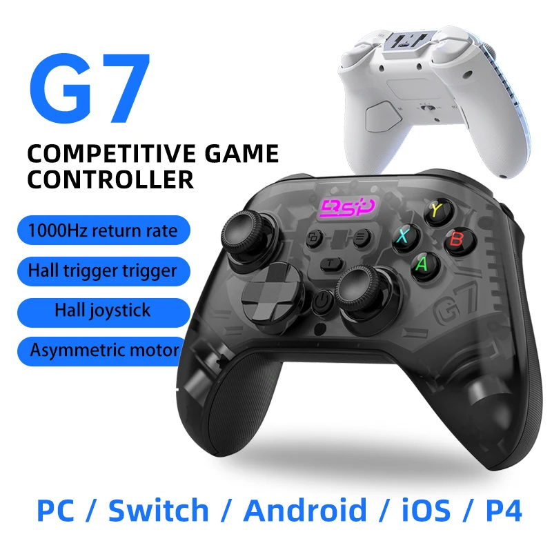 Enhanced Wireless Mobile Game Controller with Hall Joystick and Trigger Technology