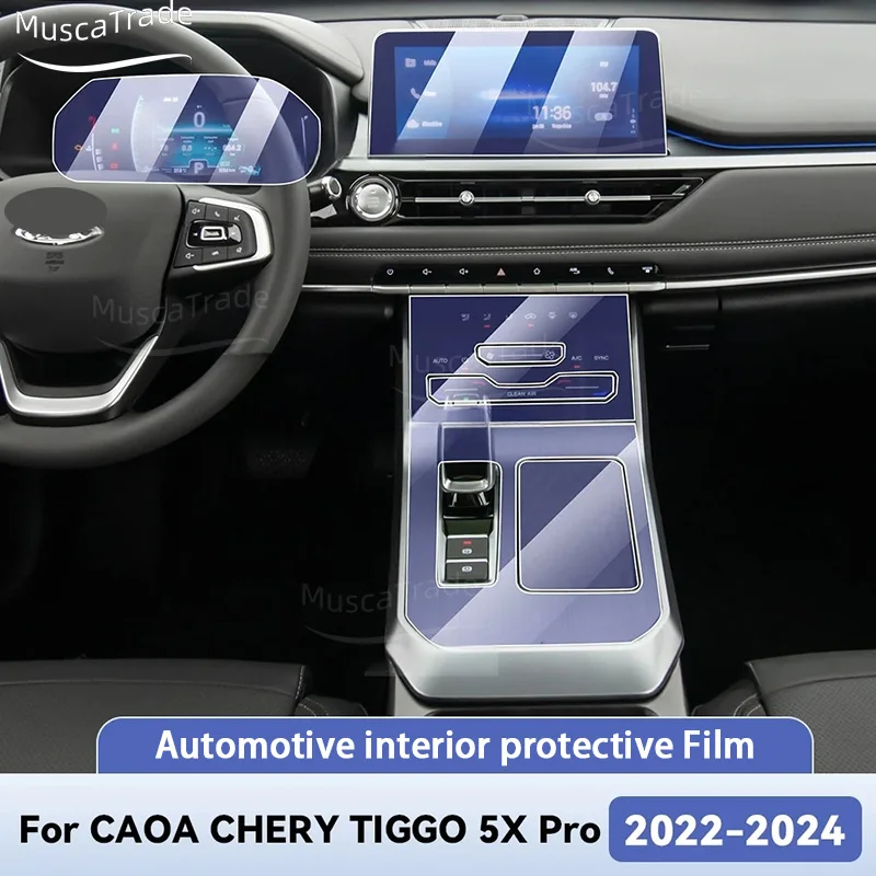 For-CAOA-CHERY-TIGGO-5X-PRO-2022-2024-TPU-Car-Interior-Protection-Film ...