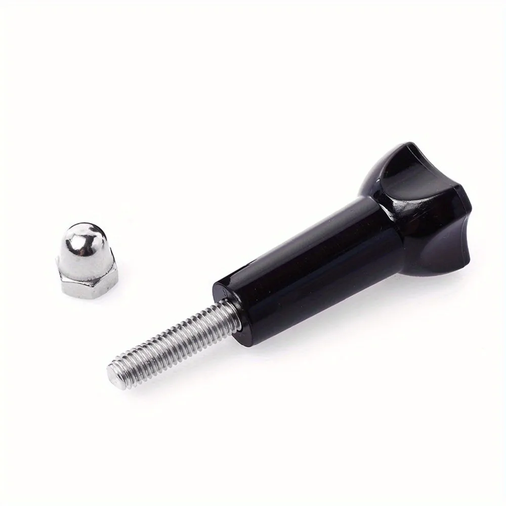 Vis à oreilles longues avec capuchon pour GoPro Hero 11 10 9 8 7 6 5 4 3 + Max Session, Yi, SJcam, Akaso - Lot de 3
