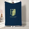 A-Attack on Titan Boho Home Decor Fluffy Soft Blankets Sofa Summer Cute Throw Blanket for Bed Bedroom Decoration Bedspread the 2