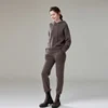 Fashion Woman Suit Autumn Winter 100% Cashmere Knit High Quality Sweater Women Tops And Harem Pants Two-Piece Female Girl Clothe 6