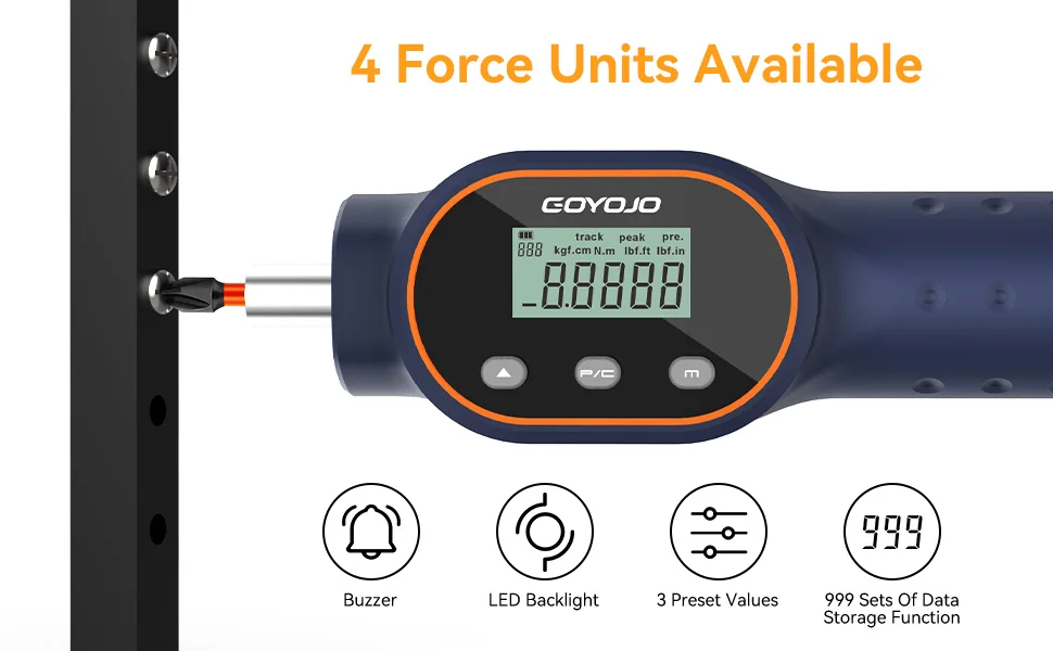 Digital Torque Screwdriver 1/4” Magnetic Drill Bit 10pcs Set Drive Screwdriver A