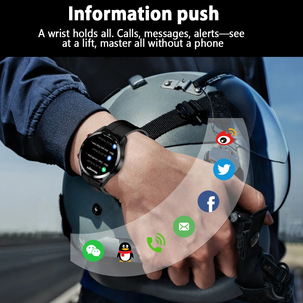 2025 New Business Smart Watch Men Bluetooth Call 1.53-inch AMOLED HD Display Multi-Sport Modes Heart Rate Monitor Smartwatch Man 4
