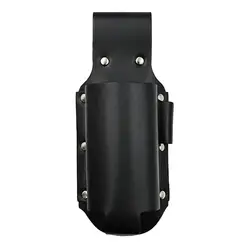 Premium PU Leather Beverage Holster with Detachable Opener - Portable Outdoor Drink Storage Accessory (Black)