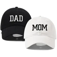 DAD MOM Embroidery Baseball Cap Fashion Women Men Hat Sport Visors Snapback Cap Sun Hat Breathable Outdoor Caps 1