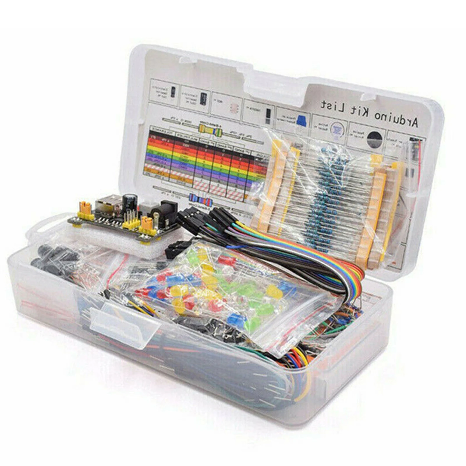 Fun Electronics Kit, Diodes, Cables, Copper Wire Resistors