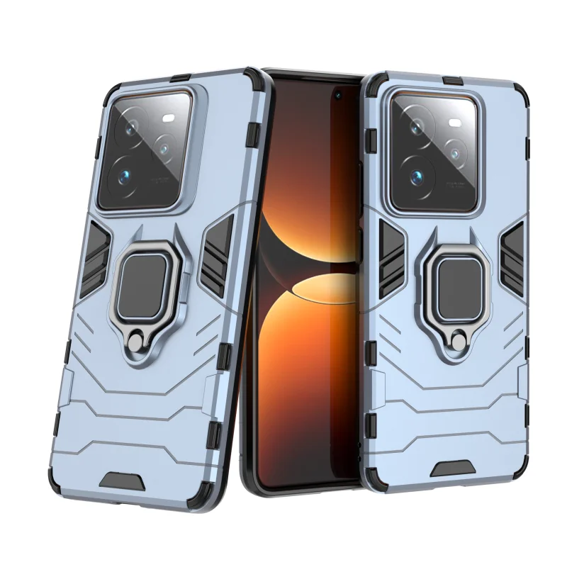Shockproof Armor Protective Case with Magnetic Ring Stand