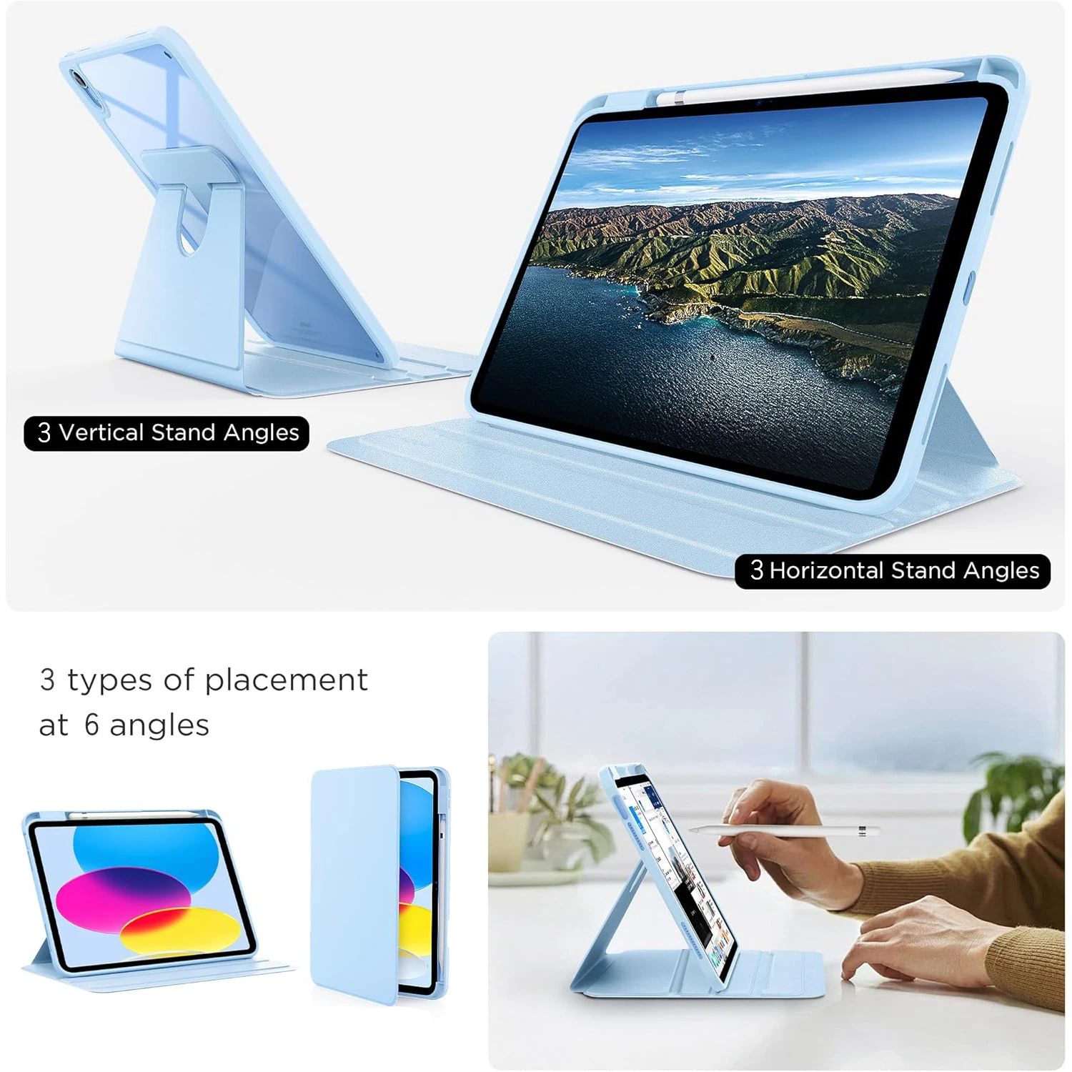Premium 360° Rotating Tablet Case