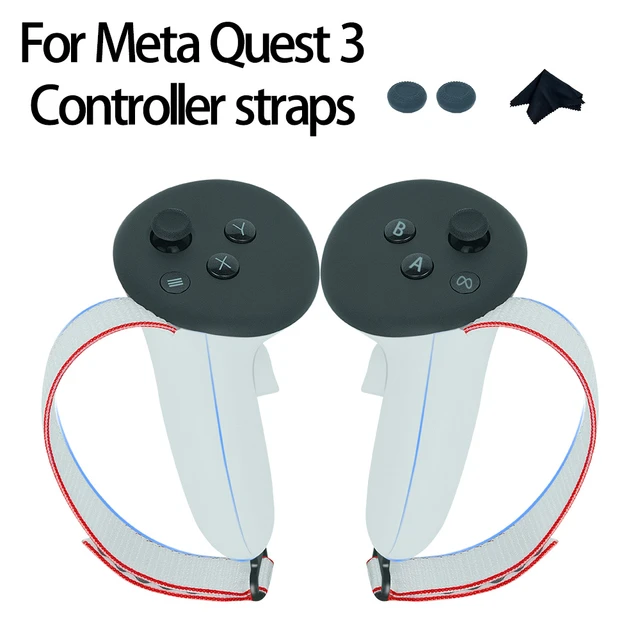 Adjustable strap with battery compartment for Quest 3 controllers