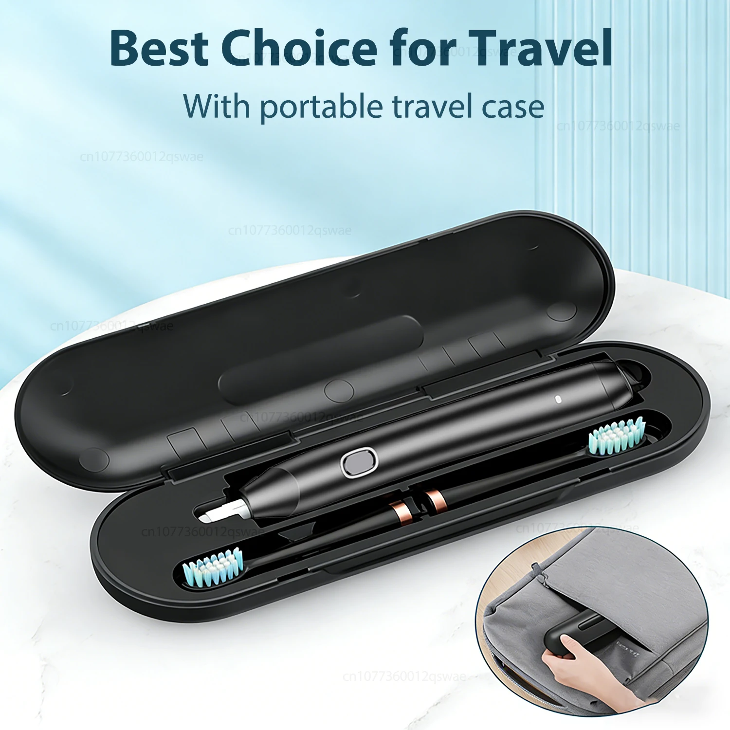 Electric Toothbrush for Adults 6 Modes Rechargeable Electric Toothbrush with 8 Replace Brush Heads Power Sonic Toothbrush