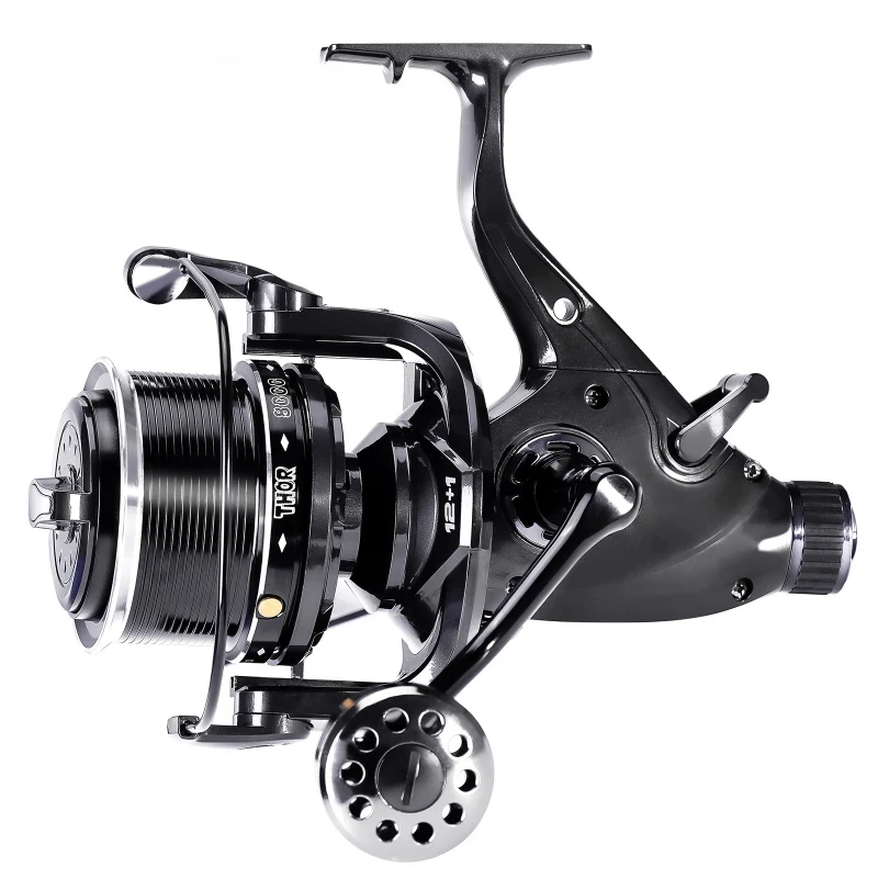 

Baitcasting Large Fishing Reel, Double Brake Spinning Wheel, Carp Reel, Long-distance Casting, Anti-winding