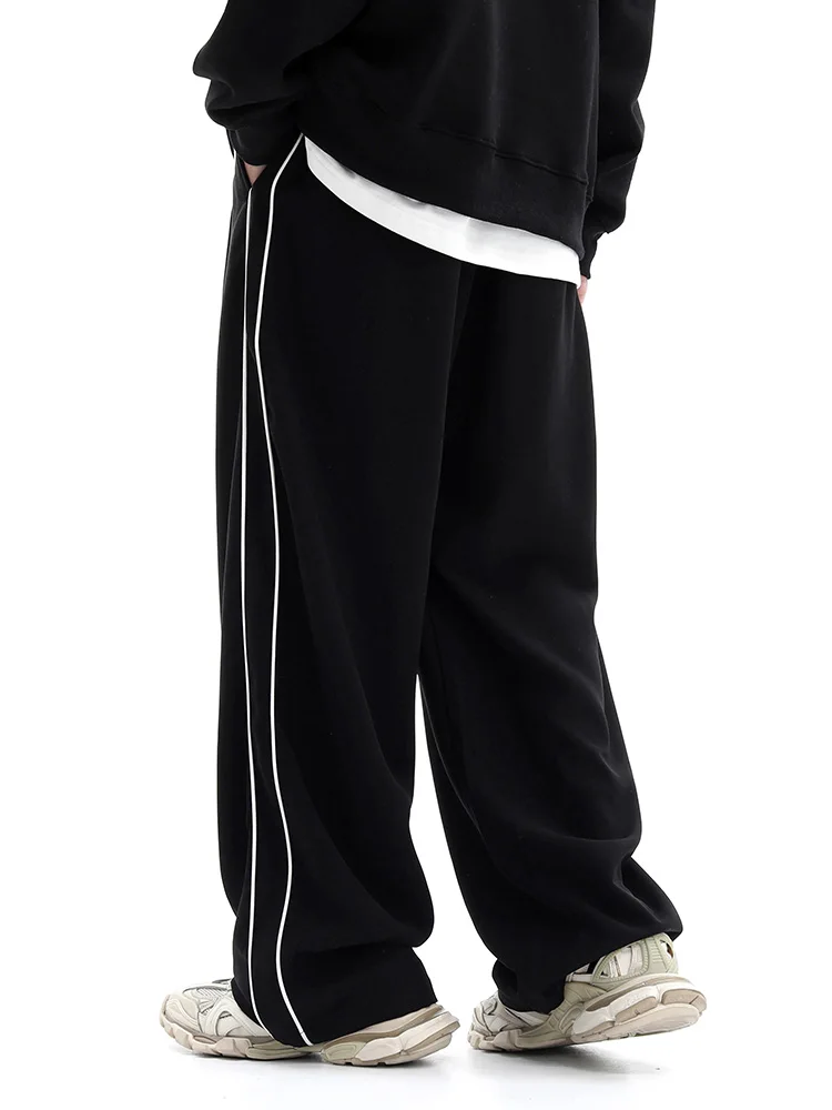 Oversize China-Chic Casual Draping Striped Pants