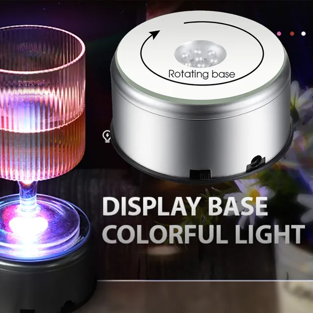 Illuminate Your Creations with the 1pc Plastic LED Light Base