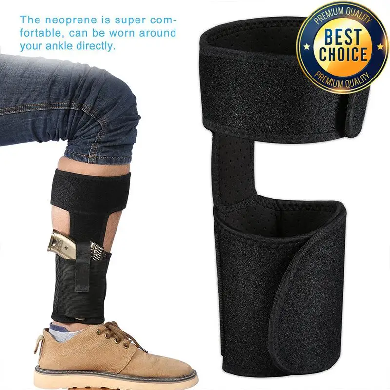 Tactical Universal Adjustable Concealed Carry Ankle Leg Pistol Shooting Gun Holster Hunting Accessories pistol holster,hunting holster,gun holster