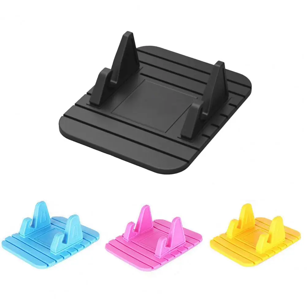 Phone Mount Anti-slip Phone Holder Non-slip Car Dashboard Pad Silicone Mat