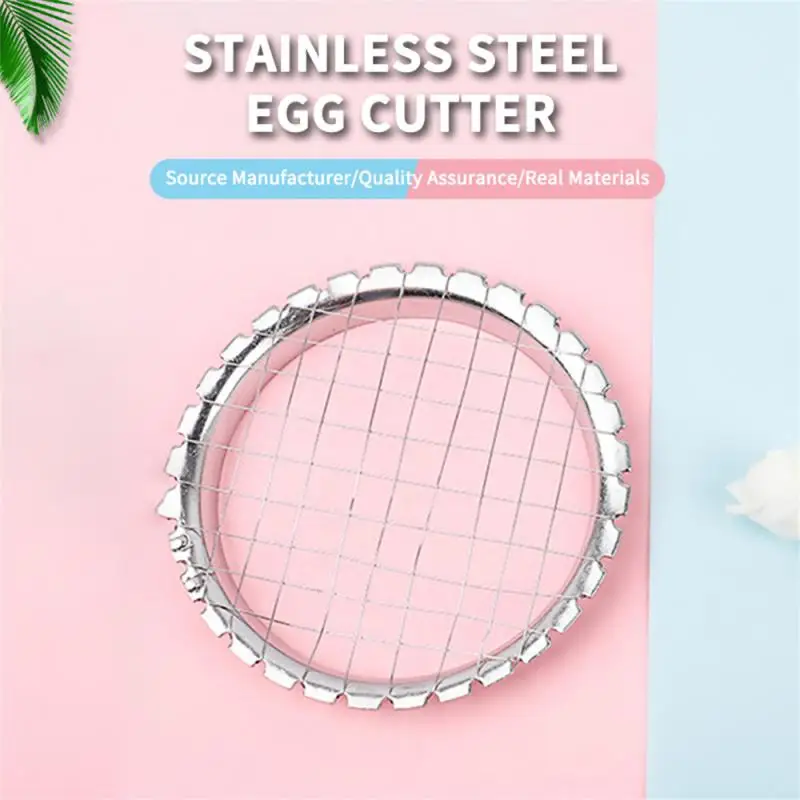 New Kitchen Cutting Gadgets Stainless Steel Egg Slicer Vegetables Fruit Potato Salads Cube Grid Cutter Cheese Device egg cutter,fruit slicer,food slicer,vegetable shredder,banana slicer