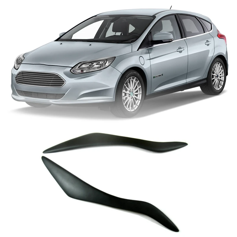 

Автомобильная фара губы брови наклейка лампа брови для Ford Focus MK3 2012 2013 2014 Аксессуары для внешнего декора