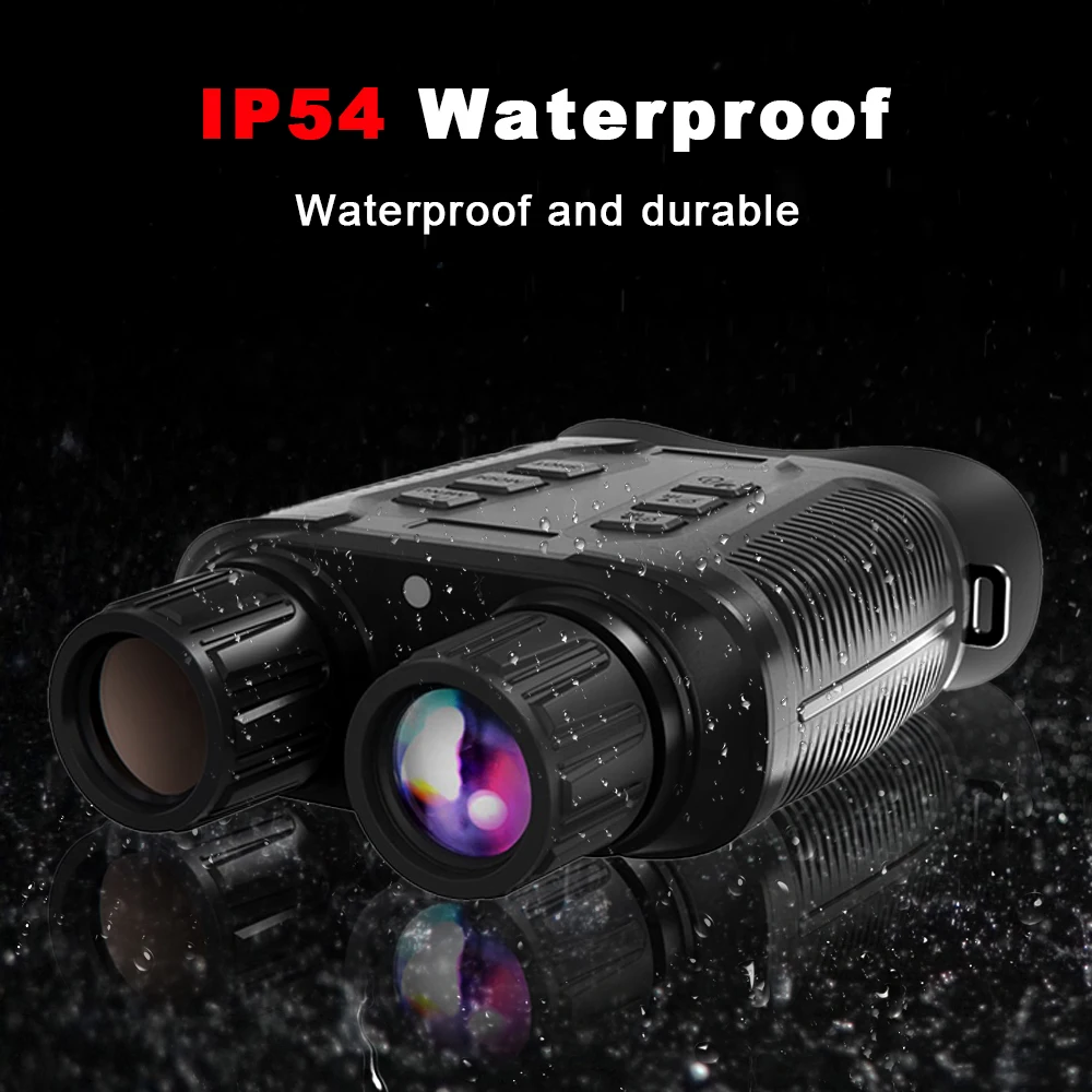 NV3280 4K UHD Full Color Binocular Telescope 36MP 10X Optical 8X Zoom 500M Infra