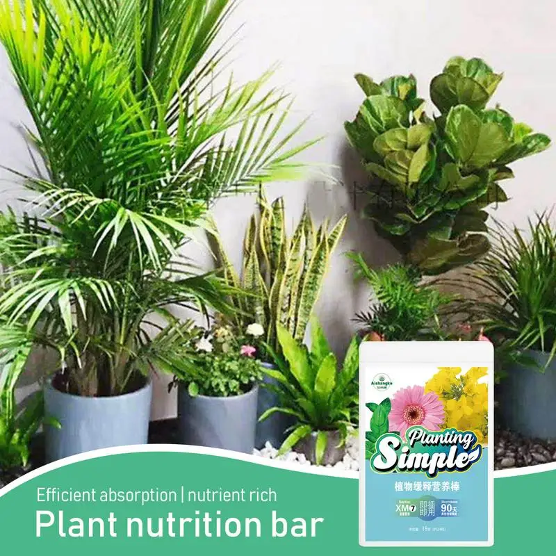 

18pcs/set Plant Slow Release Nutrition Sticks Indoor Plant Fertilizer Bars Outdoor Plant Food Spikes Evergreen Fertilizer Sticks