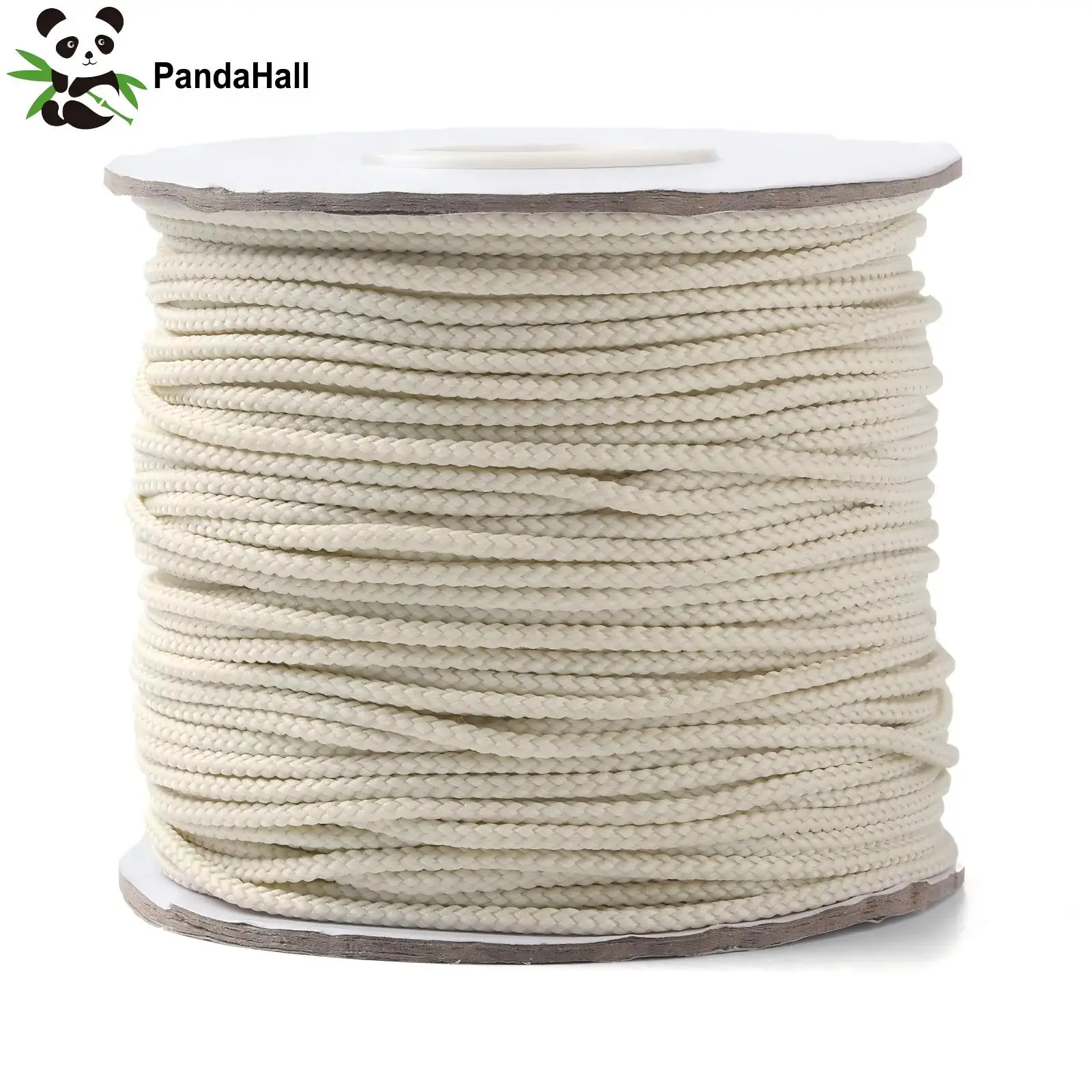 Panda hall ca. 50m/Rolle 2mm schwarz weiß Farbe Nylons chnur Trimm schnur Perlen Knoten Faden Schnur für DIY Handwerk Schmuck herstellung