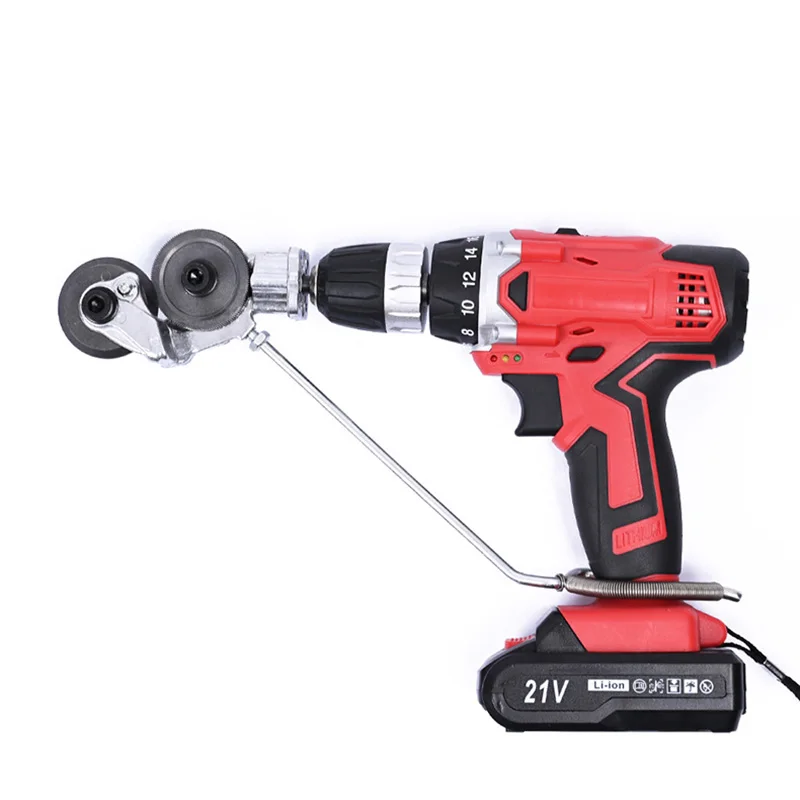 Taglierina Per Lamiera Per Trapano - Accessorio Per Taglio Veloce Di Metall - Foto 10