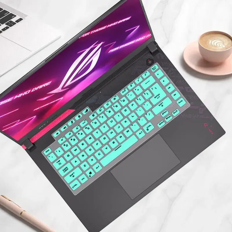 2X Custodia Protettiva Per Tastiera In Silicone Trasparente A Colori Per Asus Rog Flow X13 Gv301 Laptop Ultra Sottile 2 In 1