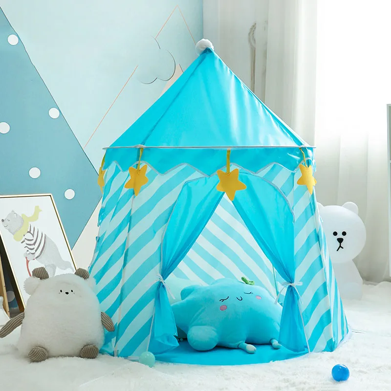 

Children Tent Toy Play House Indoor Game Portable Princess Castle Play House Toy Teepee Mongolian Birthday Tent Baby Gifts