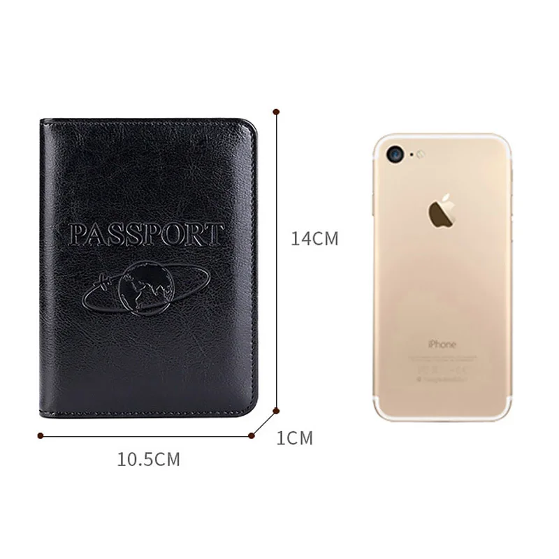 Premium Genuine Leather RFID-Blocking Travel Wallet & Document Organizer