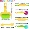 Puzzle Play Dough Tool Kit For Kids Number Letters Symbols Cutters Dough Rollers Clay Playdough Accessories Preschool DIY Toys 6