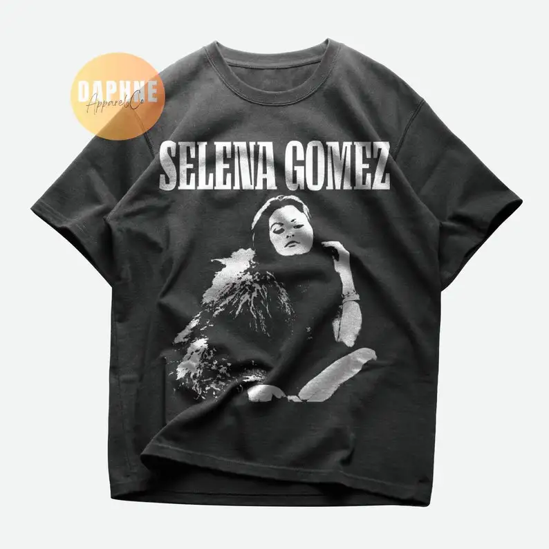 Selena Gomez Nuovissimo Album Single Soon Cover Limited Vintage T Shirt Egoist Love Rare Revival Stars Dance Qualità Premium