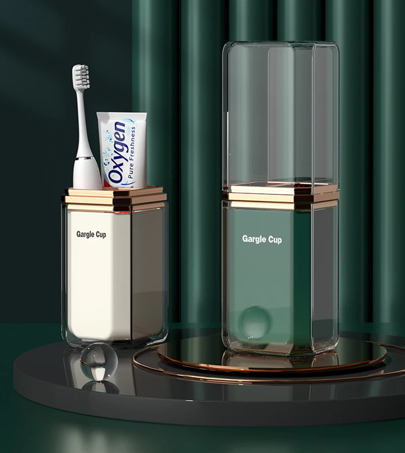 Portable Travel Toothbrush And Toothpaste Storage Cup Holder_voghion.com