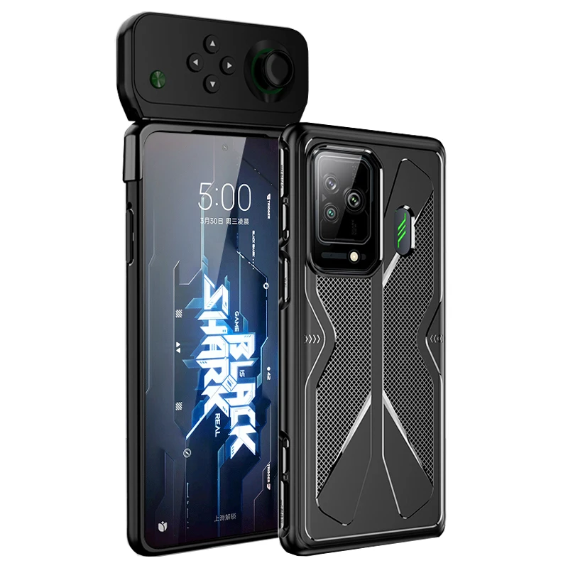 

Бронированный чехол ZSHOW для Xiaomi Black Shark 5 5 Pro 5RS, чехол для геймпада, совместимый с ударопрочным мягким бампером из ТПУ для Black Shark 5