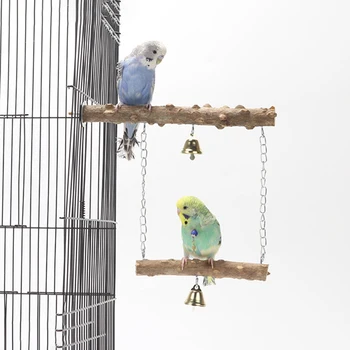 1PC Parrot suspension bridge toys, bird toys, swing supplies, claw grinding, pole standing, birdcage accessories - Image 3