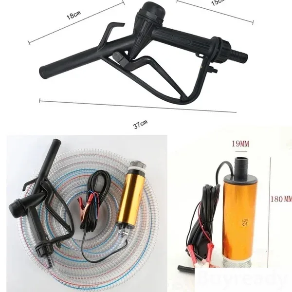 Liquid Transfer Pump Submersible Booster Pump 12V 24V 220V 4 Meter Hose Water Pump