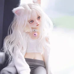 BJD Doll Clothes Top for 1/4 Dolls Black Grey Yoga Clothes Dolls Clothing Accessories Coat Pants Top Socks (Excluding Dolls)