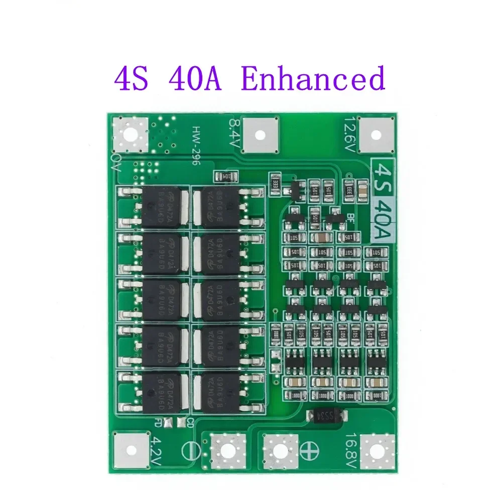 Li-ion Lithium Battery Charger Protection Board 18650 BMS 1-10pcs for Drill Motor 11.1V 14.8V 16.8V Enhance Balance