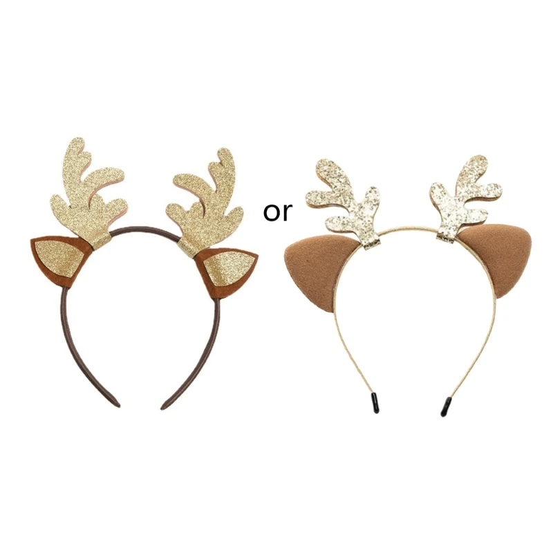 HZEYN Diademas De Año Nuevo Glitter Star Bopper Tiara Hairband Accesorios Para El Cabello