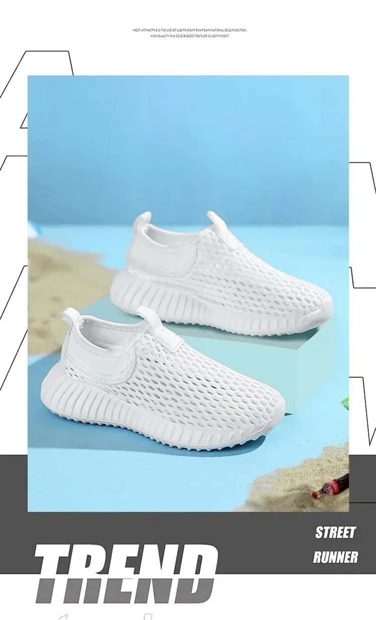 Description Picture 3 of itemSummer Fashion Boys Sneakers Tennis Girl Sports Shoes for Children Mesh Breathable Trainers Kids Running Shoes Zapatillas Niño 8