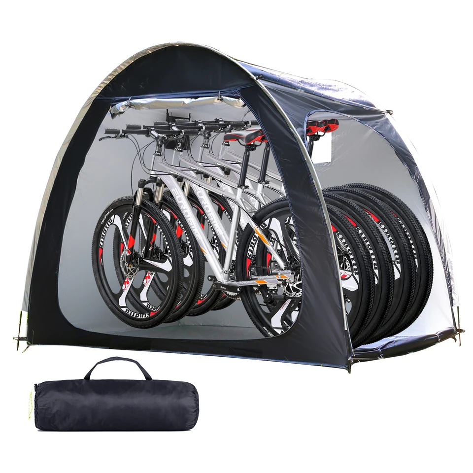Housse de vélo - Tente de vélo - Abri de rangement pour vélo - Abri à vélo portable et léger